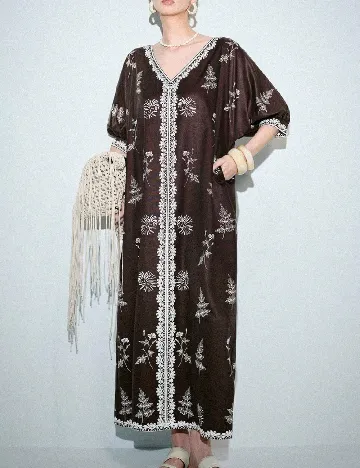 Rochie medie SHEIN, maro