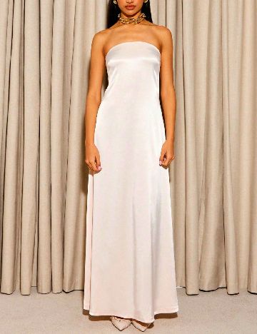 Rochie lunga AiiRZ, crem