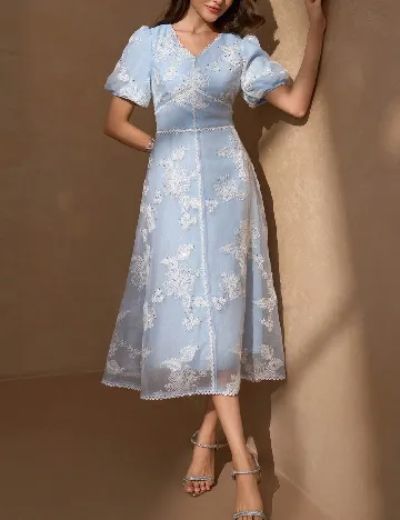 Rochie medie SHEIN, albastru