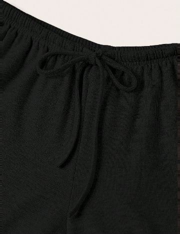 Set pantaloni 2 perechi SHEIN, alb/negru