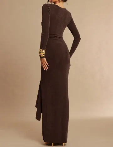 Rochie lunga SHEIN, maro