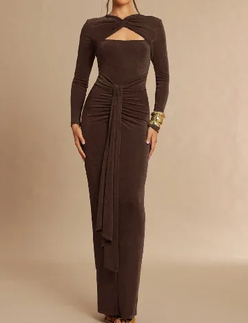 Rochie lunga SHEIN, maro