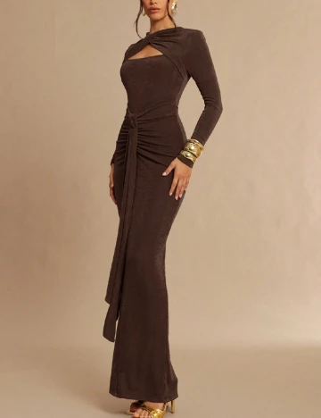 Rochie lunga SHEIN, maro