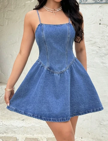 Rochie scurta SHEIN, albastru