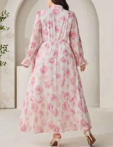 Rochie lunga SHEIN CURVE, floral print