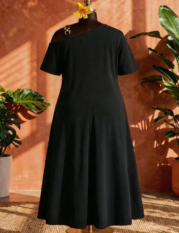 Rochie lunga SHEIN CURVE, negru