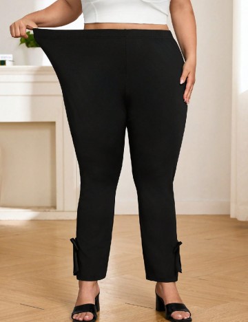 Pantaloni SHEIN CURVE, negru