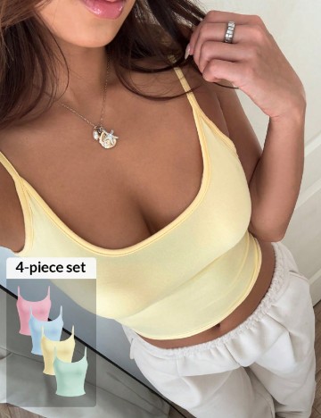 Set Maiouri 4 perechi SHEIN CURVE, mix culori