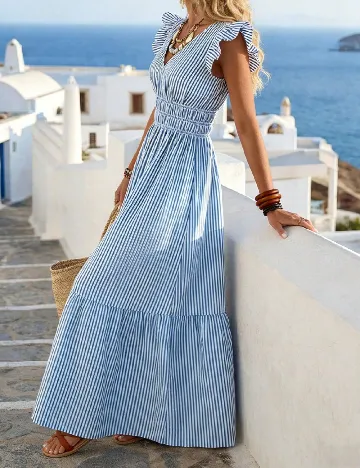 Rochie lunga SHEIN, albastru
