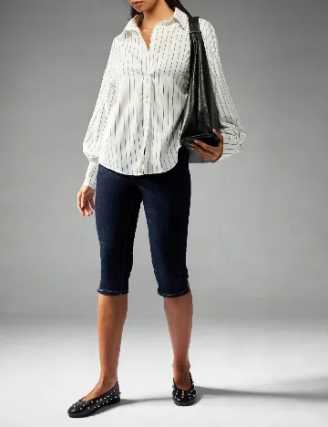 Camasa Oversize Missguided, alb