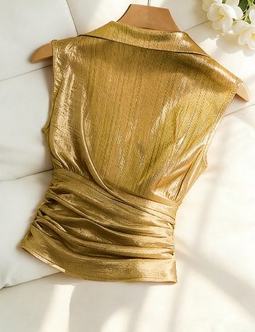 Top SHEIN, auriu