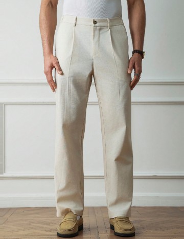 Pantaloni SHEIN, crem