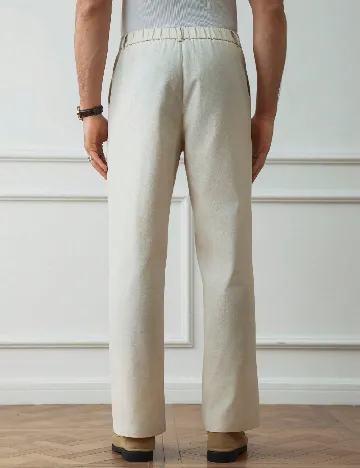 Pantaloni SHEIN, crem