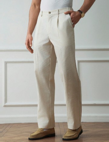 Pantaloni SHEIN, crem