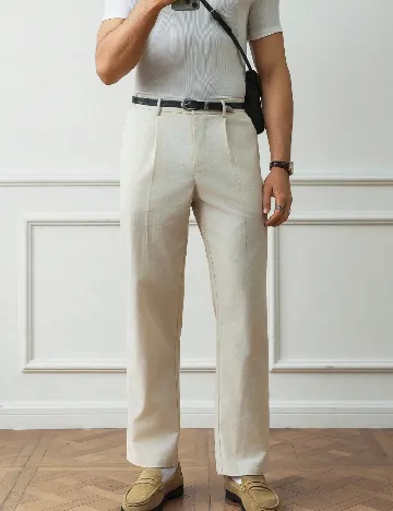 Pantaloni SHEIN, crem