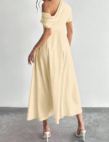 Rochie lunga SHEIN, crem