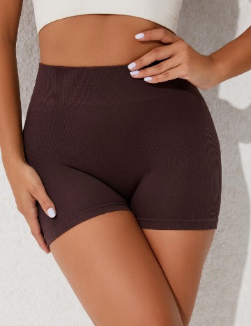 Pantaloni scurti SHEIN, maro