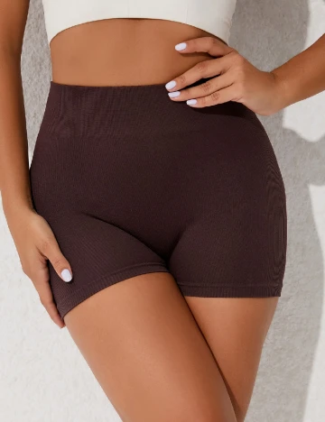 Pantaloni scurti SHEIN, maro