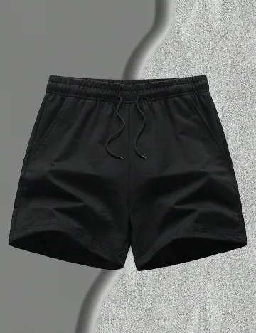 Pantaloni scurti SHEIN, negru
