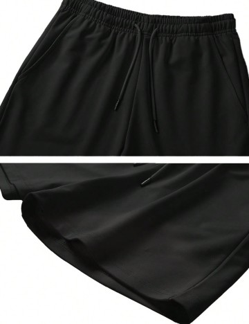 Pantaloni scurti SHEIN, negru