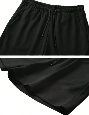 Pantaloni scurti SHEIN, negru