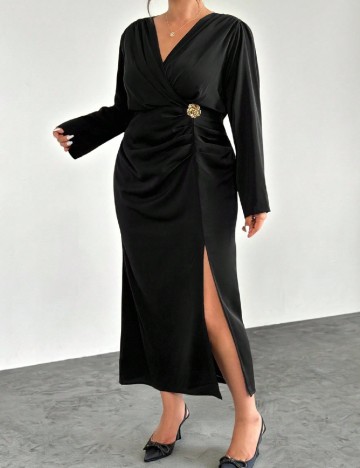 Rochie medie SHEIN CURVE, negru