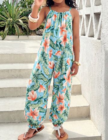 Salopeta Shein Kids, mix culori