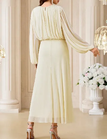 Rochie medie SHEIN, crem