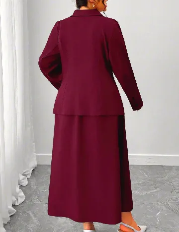 Compleu SHEIN CURVE, visiniu