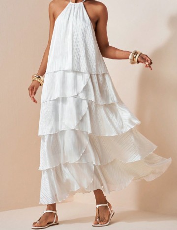 Rochie lunga SHEIN, alb