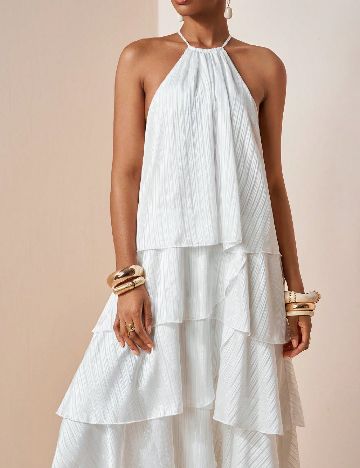 Rochie lunga SHEIN, alb
