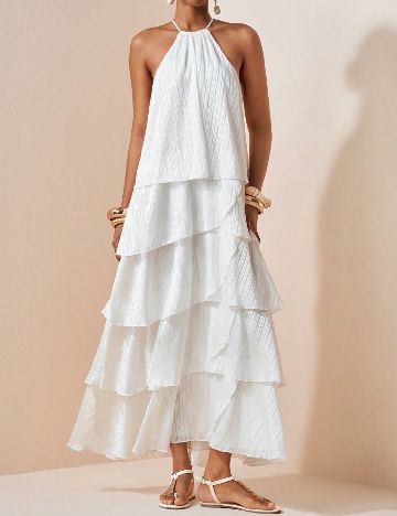 Rochie lunga SHEIN, alb