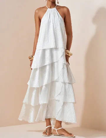 Rochie lunga SHEIN, alb