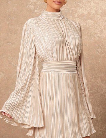Rochie scurta SHEIN, bej