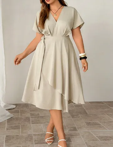 Rochie medie SHEIN CURVE, bej