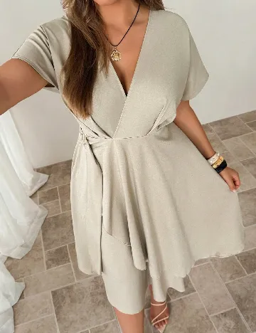 Rochie medie SHEIN CURVE, bej