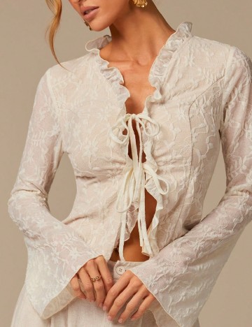 Bluza Cosmina, crem