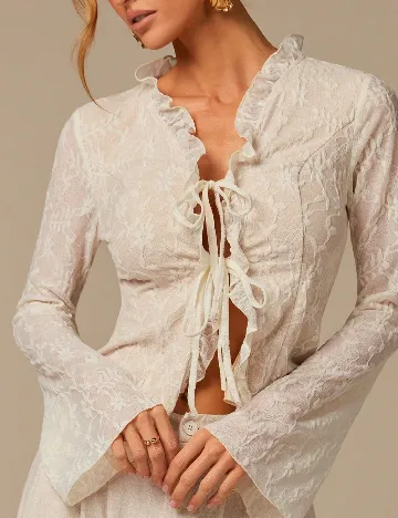 Bluza Cosmina, crem