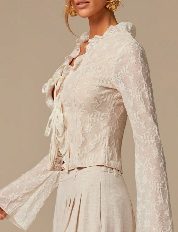 Bluza Cosmina, crem