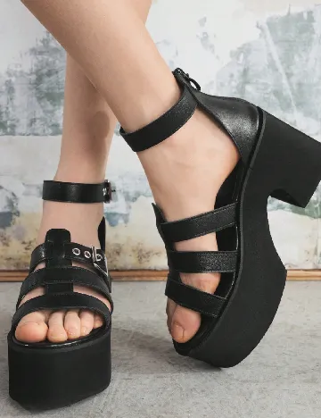 Sandale Sugerpunk, negru