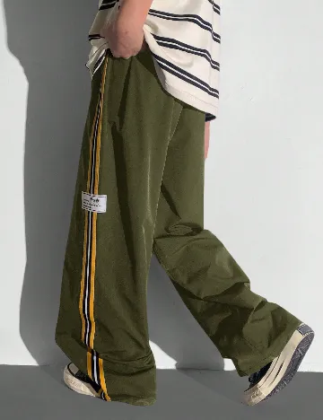 Pantaloni Shein Kids, verde
