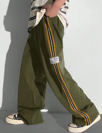 Pantaloni Shein Kids, verde