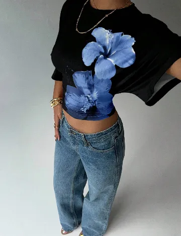 Top SHEIN, negru