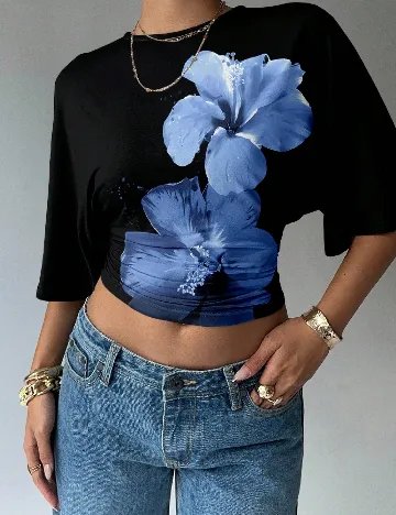 Top SHEIN, negru