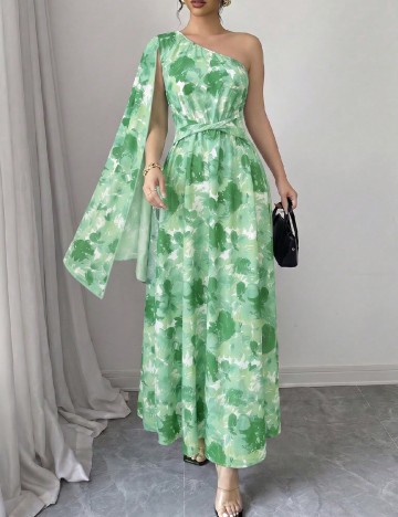 Rochie lunga SHEIN, verde