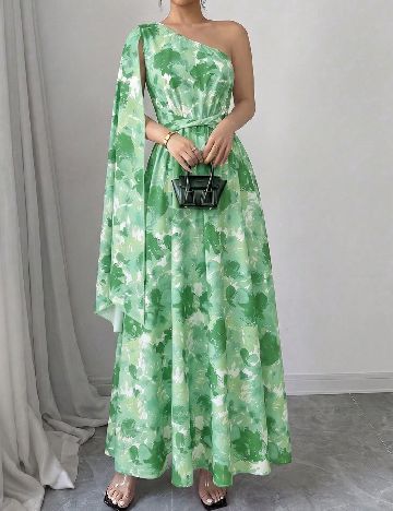 Rochie lunga SHEIN, verde