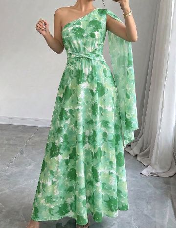 Rochie lunga SHEIN, verde