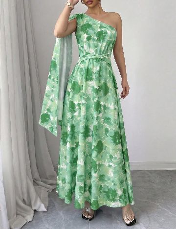 Rochie lunga SHEIN, verde