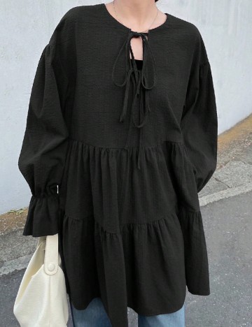 Bluza Oversize Friful, negru