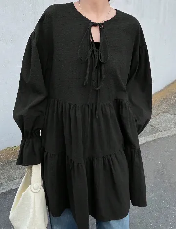 Bluza Oversize Friful, negru